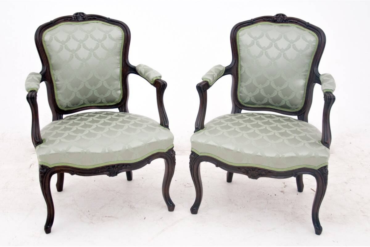 Pair of armchairs, France, circa 1870.