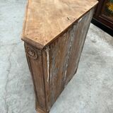 Corner cabinet in oak from the 18th century.