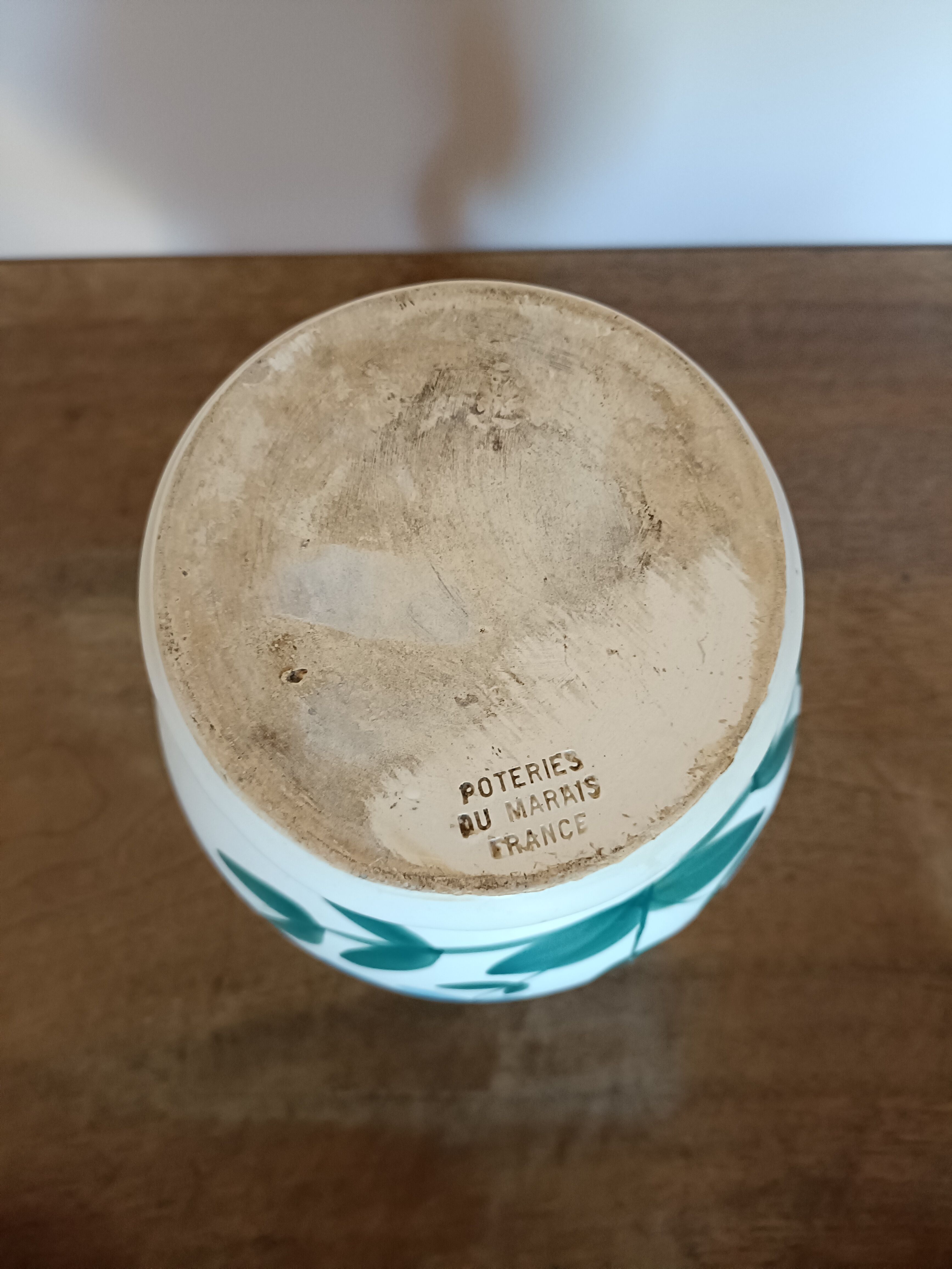 Ceramic pitcher Poteries du Marais