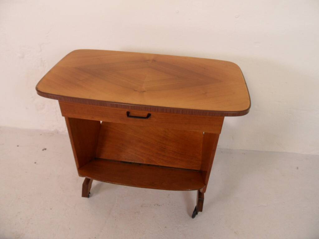 Vintage magazine trolley