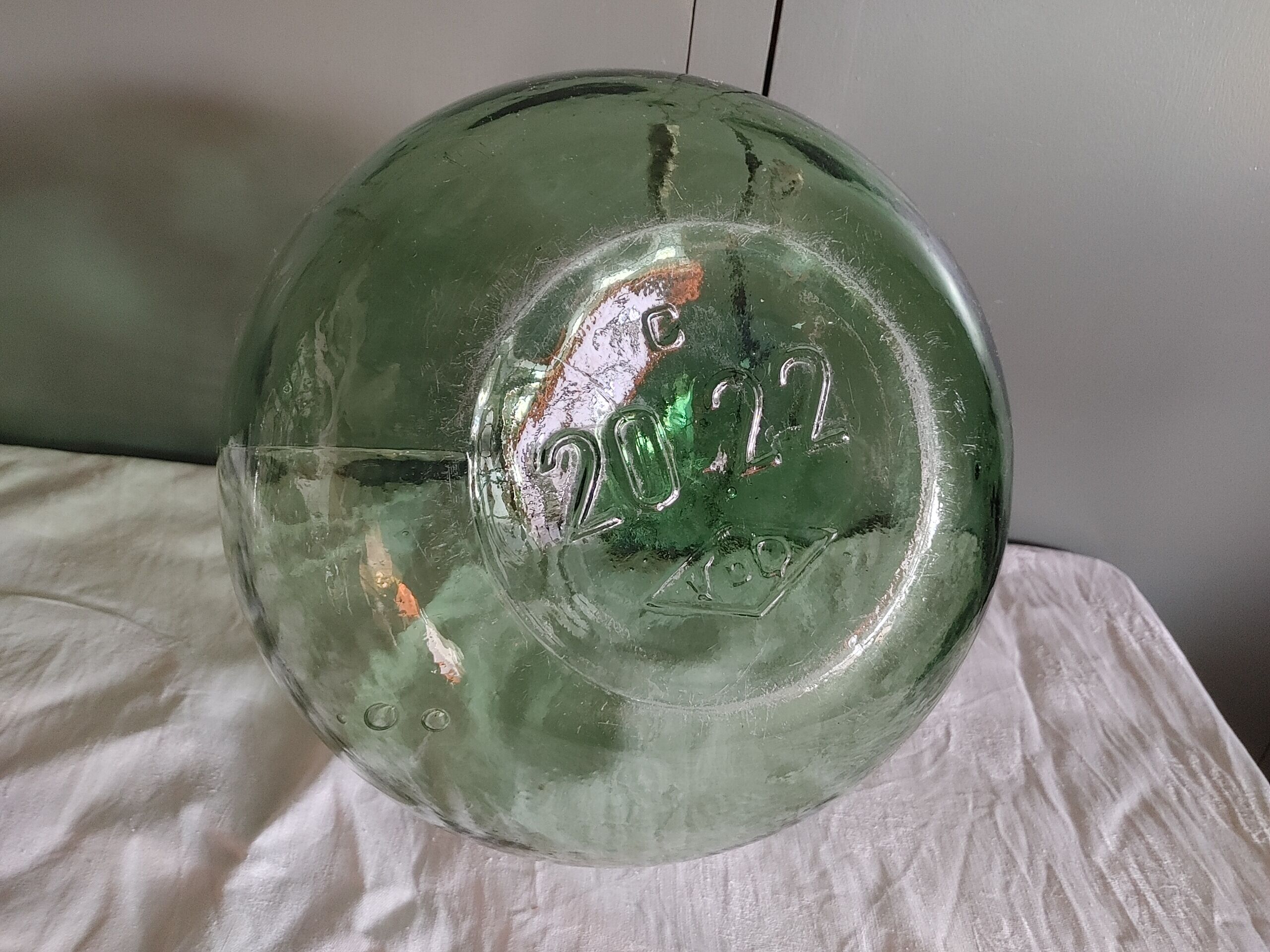 Lady Jeanne old bubbled glass 20/22 liters