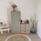 Armoire d'internat asymétrique année 60