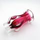 Organic Art Vase Josef Hospodka - Sommerso Ruby/Mandarin