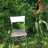 Lot of 2 old garden chairs