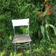 Lot of 2 old garden chairs