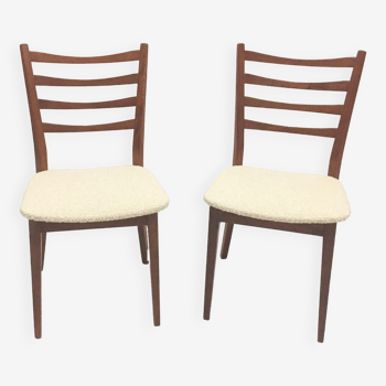 Reupholstered Scandinavian chairs