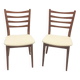Reupholstered Scandinavian chairs