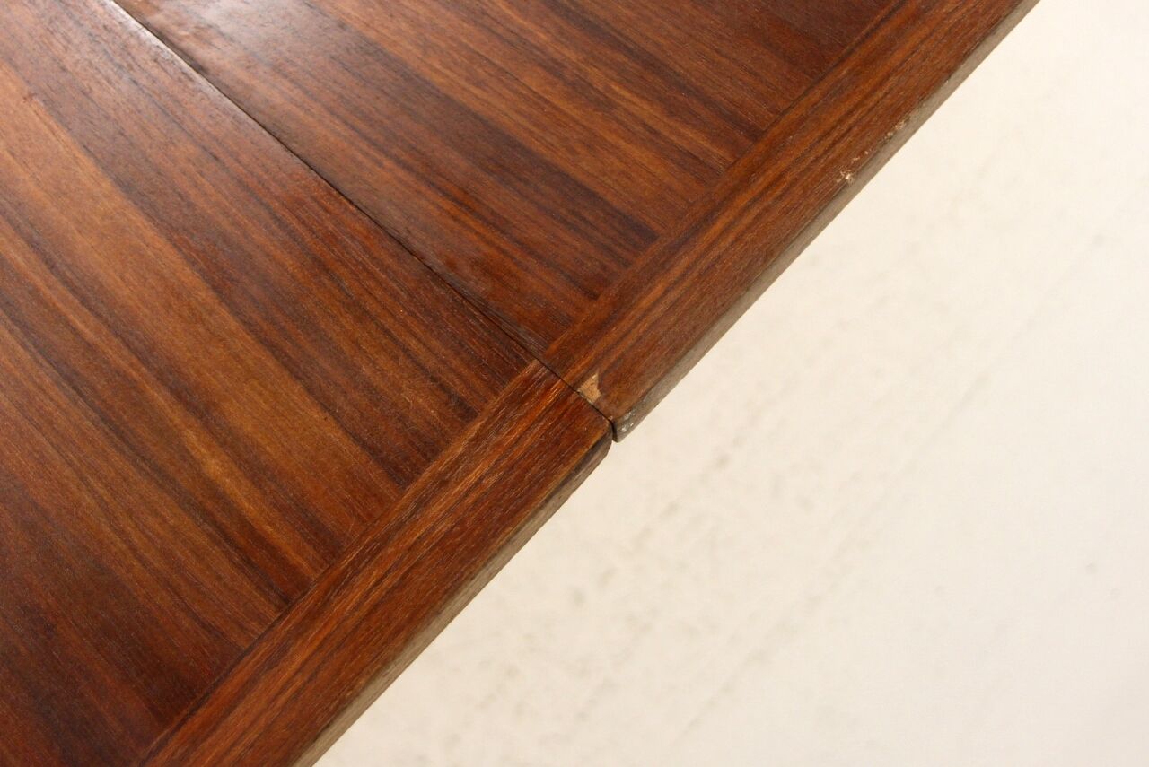 Scandinavian walnut dining table, Sweden, 1960