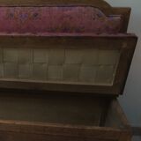 Oak chest bench