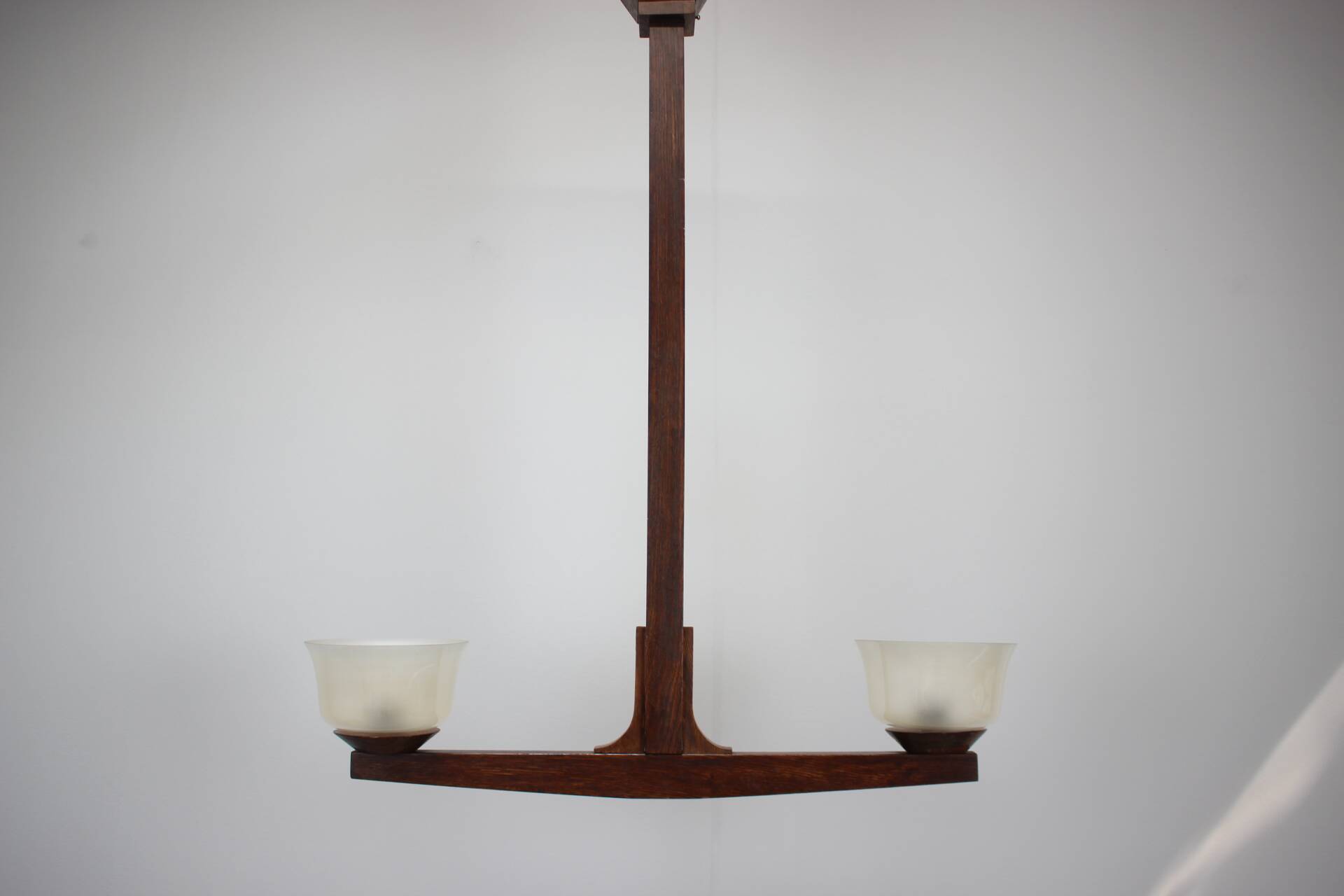 Mid-century Wooden Candlestick, 1930s