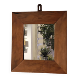 Teak mirror