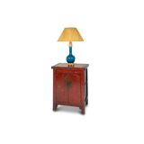 Vintage red lacquer sideboard, China
