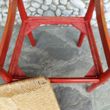 Vico Magistretti red carimate chair for Mario Luigi Comi, Italy