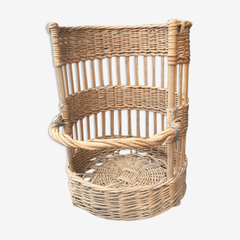 Real wicker baker's bread basket