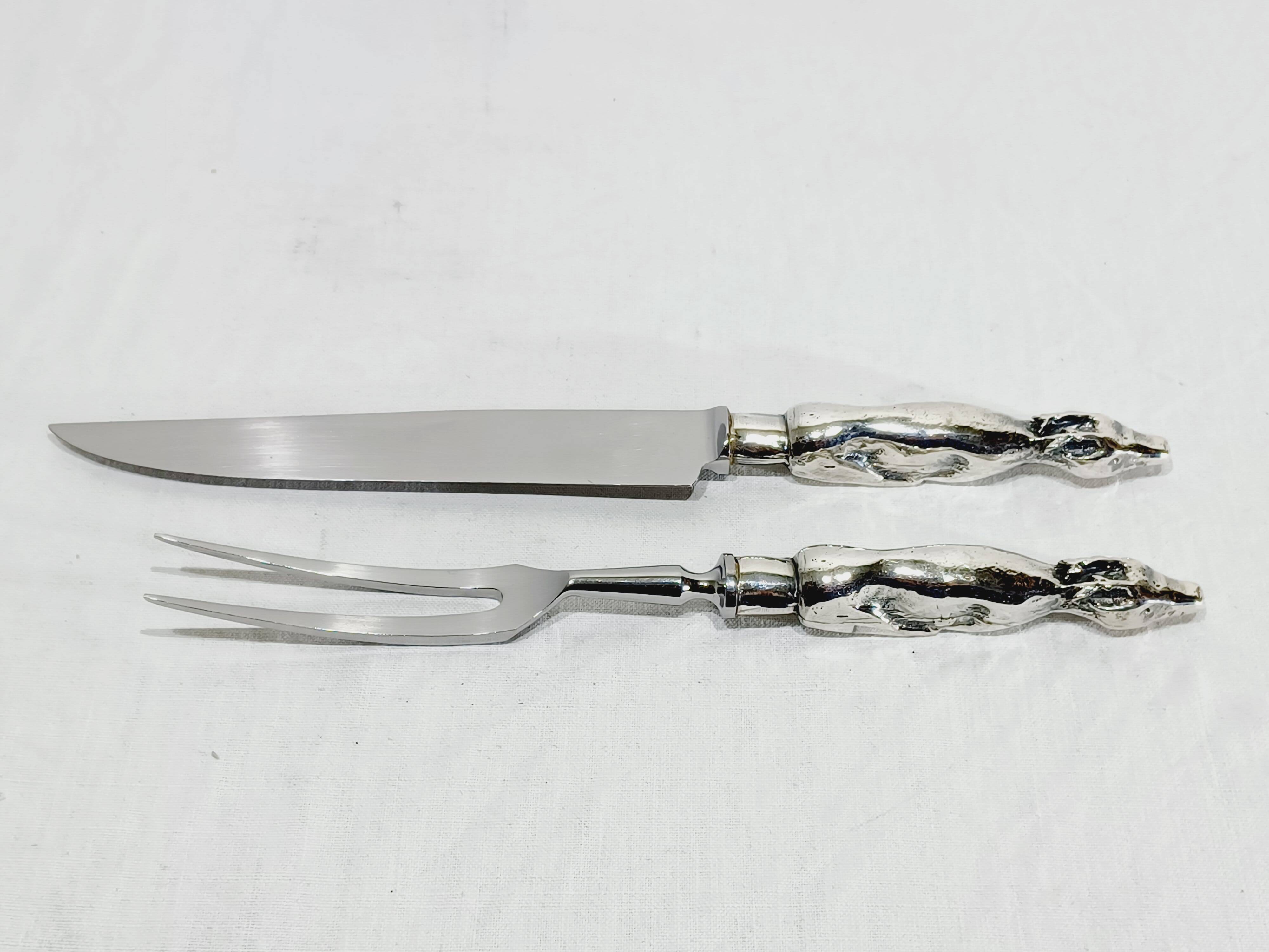 Carving utensils for deer.