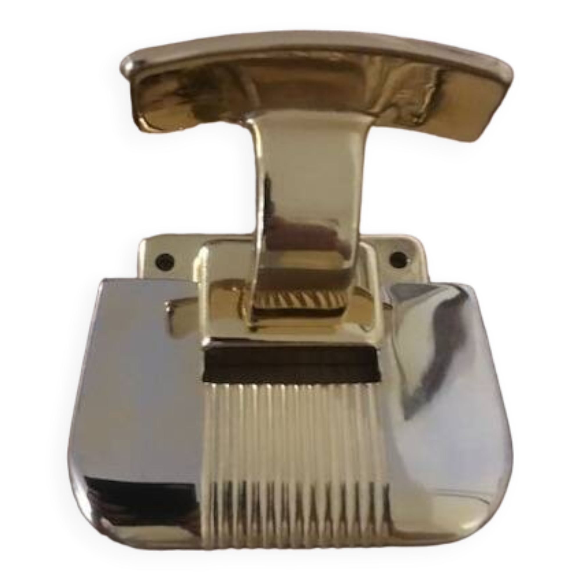 Golden wall coat rack