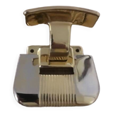 Golden wall coat rack