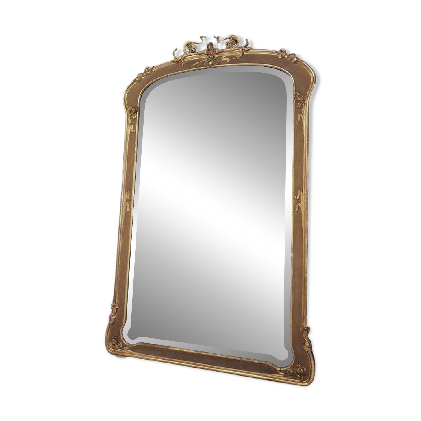 Miroir époque art nouveau 169 x 100