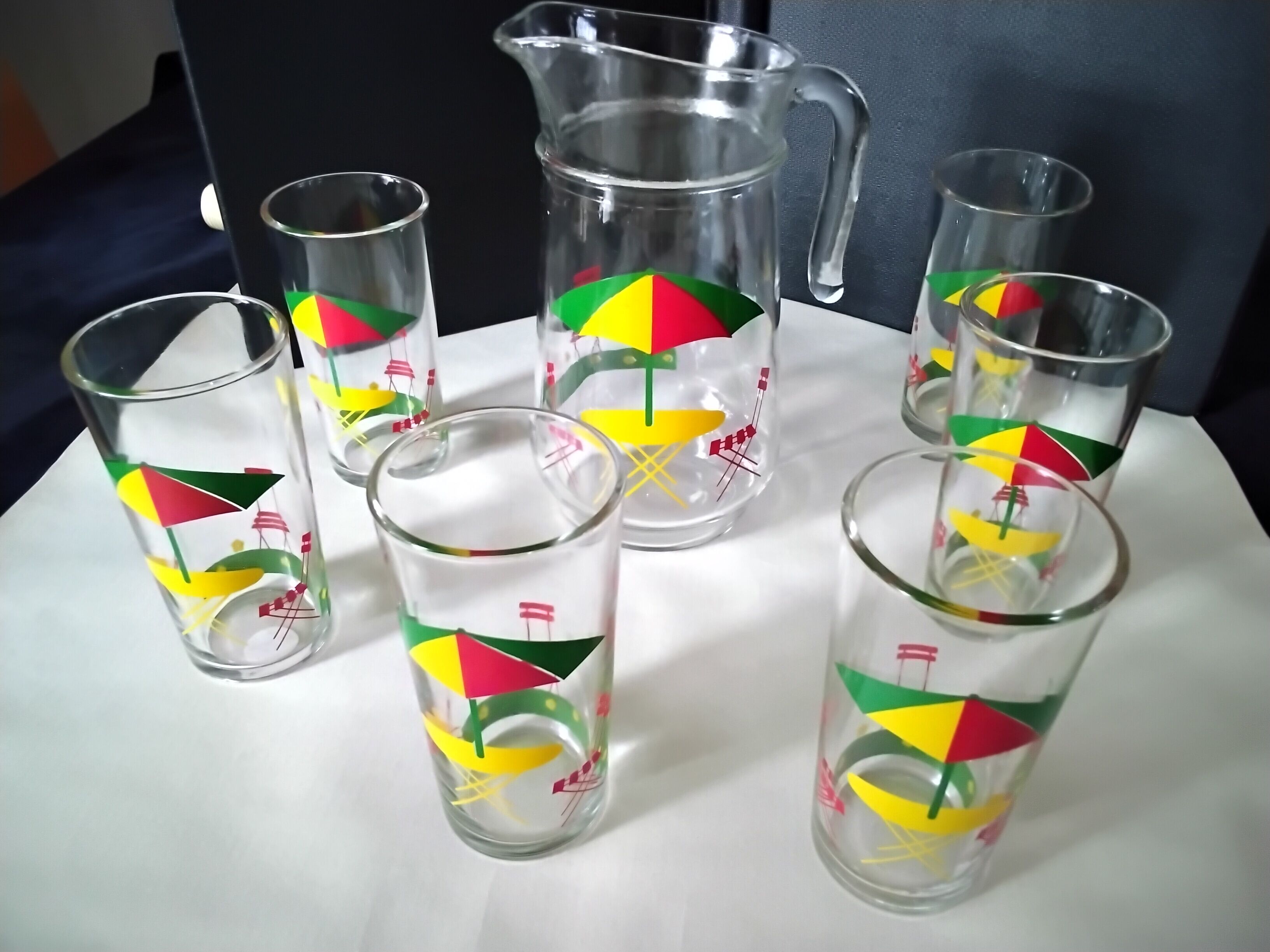 Orange service Screen-printed décor