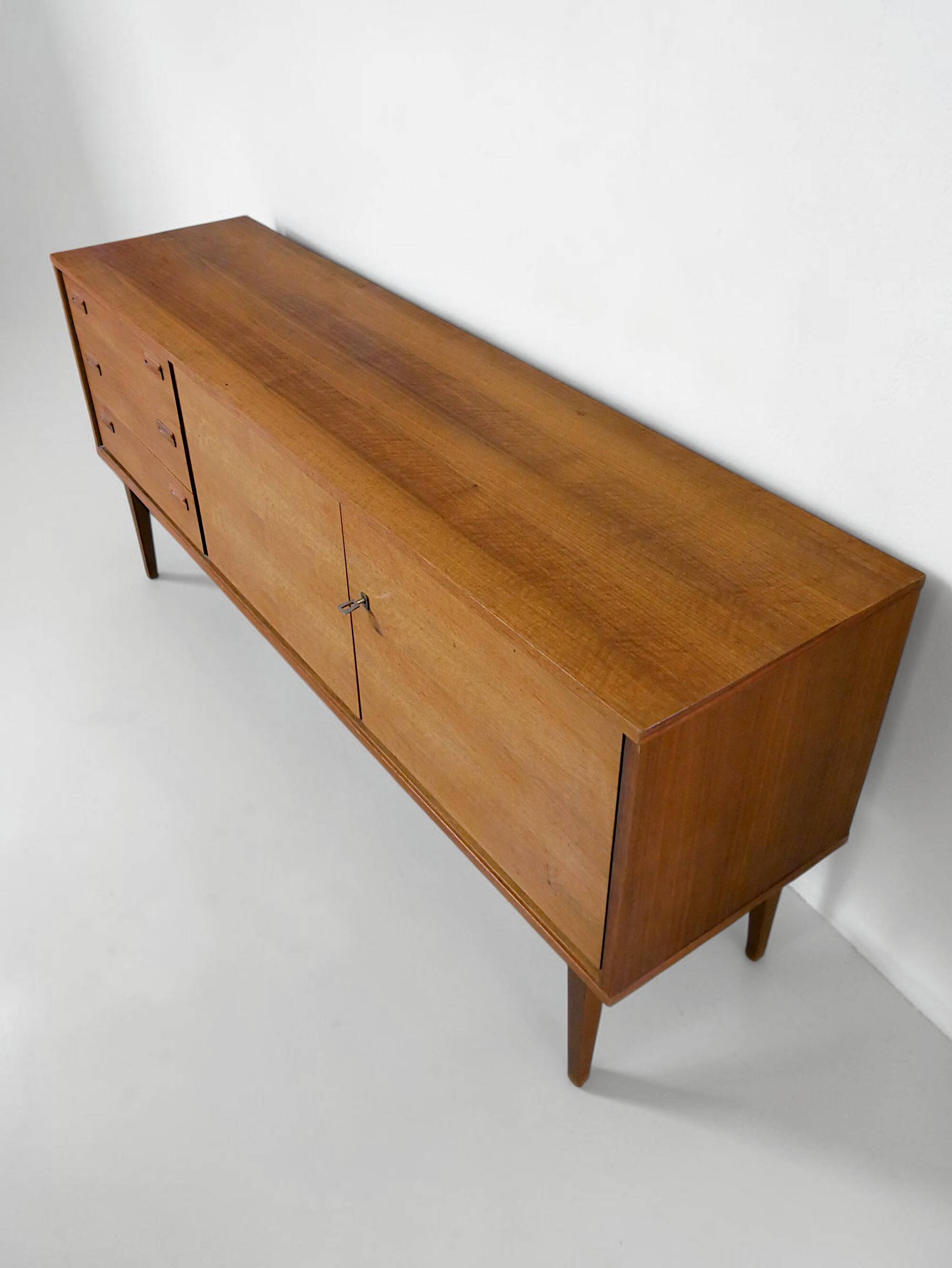 Enfilade scandinave en teck - Vintage 1960 1970