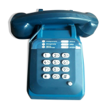 Vintage blue Bakélite old phone