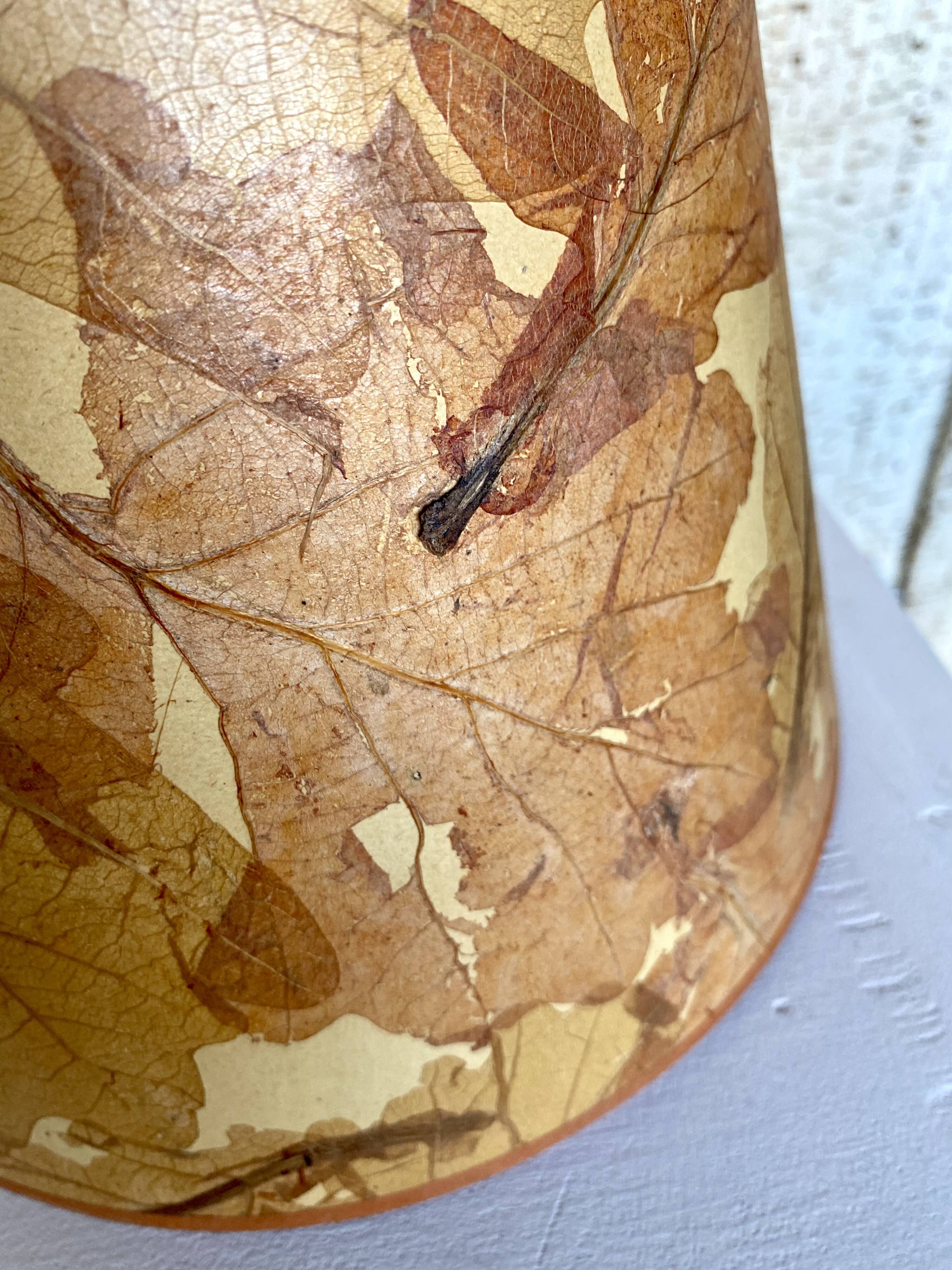 Paper herbarium lampshade, 70s