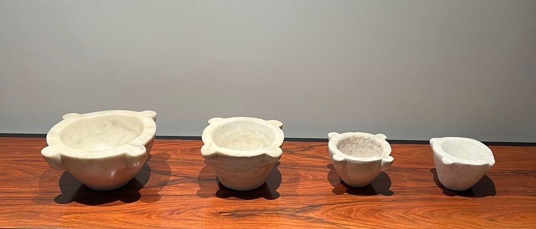 Set of Four Marble Mortars, 18th Century