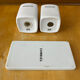 Salt & pepper shaker + genevieve lethu plate porcelain france vintage