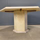 Octagonal Italian marble dining table 1970s