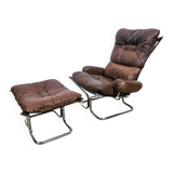 Armchair with footstool, Westnofa, "Wing Chair and foot stool", designed by