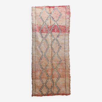 Boujad. tapis marocain vintage, 126 x 310 cm