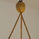 French Vintage Art Deco Style Hanging Ceiling Light – Clichy Glass Shade