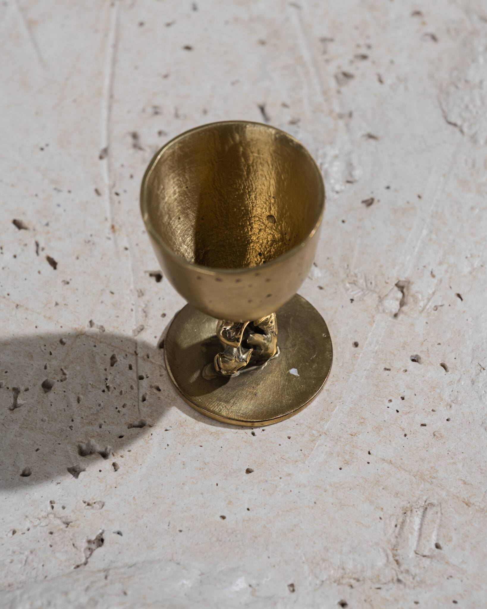 Cluster Grail No. 7 brass egg cup