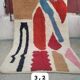 Magnificent handmade Berber rug, adorned with colourful geometric patterns.