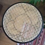 High wooden and canning stool