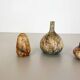 Set of 3 Studio Pottery Sculptural Objects Gerhard Liebenthron, Germany, 1970s