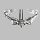 Vintage Art Deco chandelier France 1930s