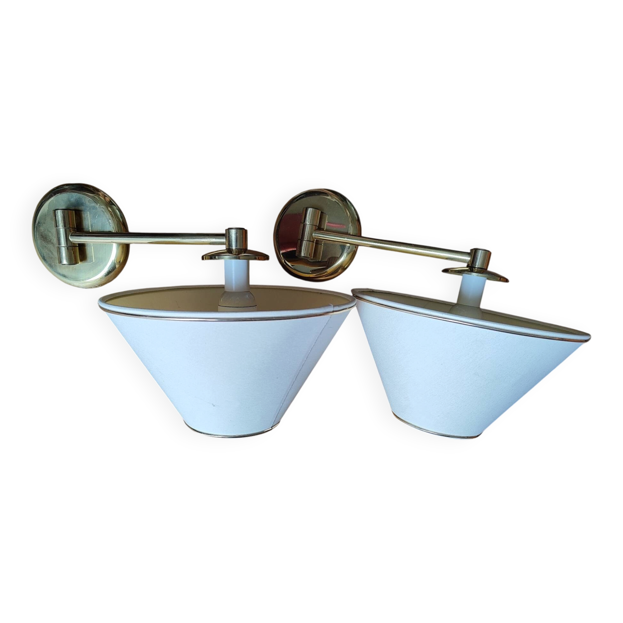 A pair of wall lights.