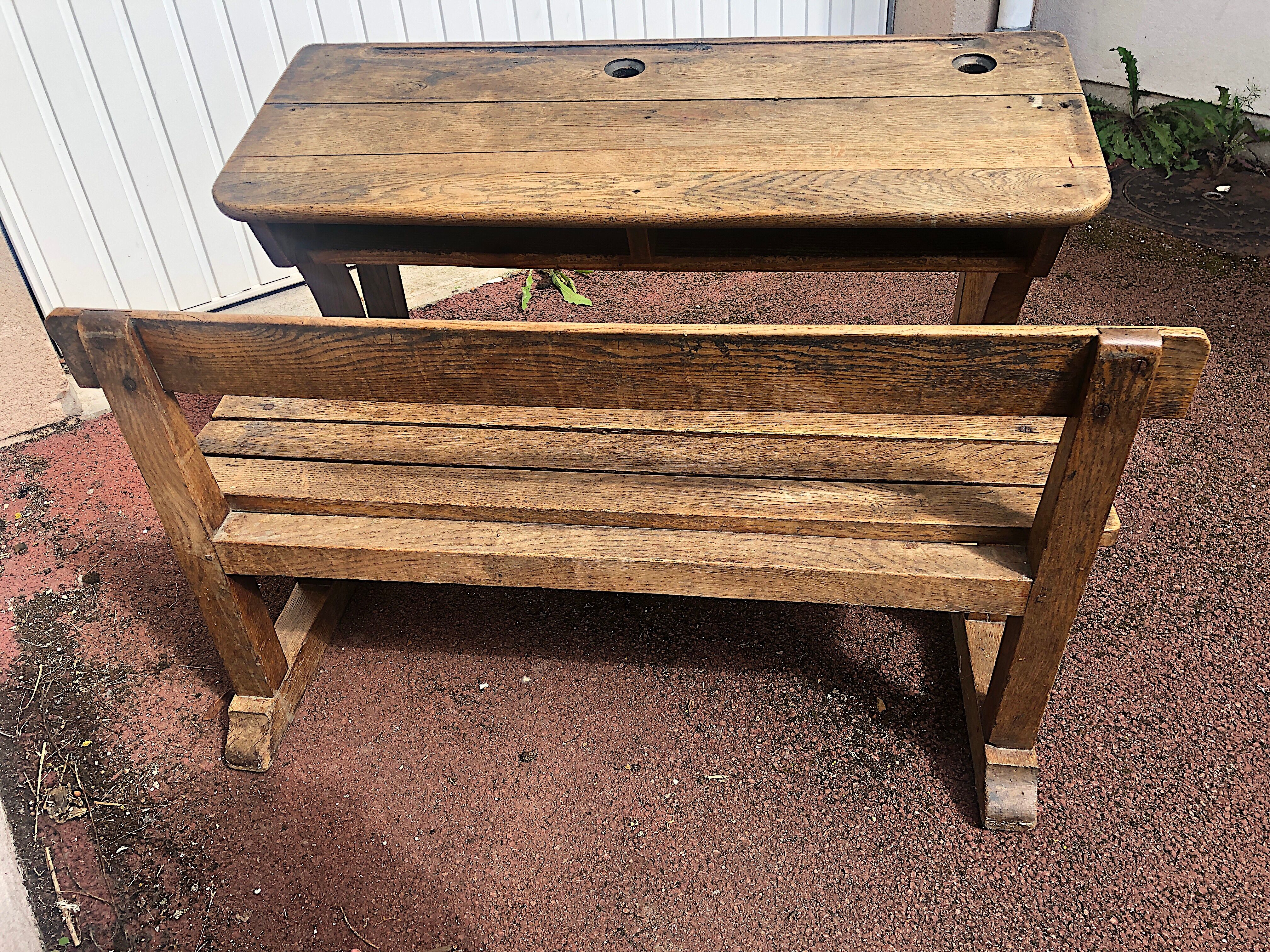 Old school desk