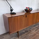 Scandinavian teak row design 1950 1960