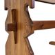 Vintage Pinewood Dining Table Desk with Drawer 60s Design