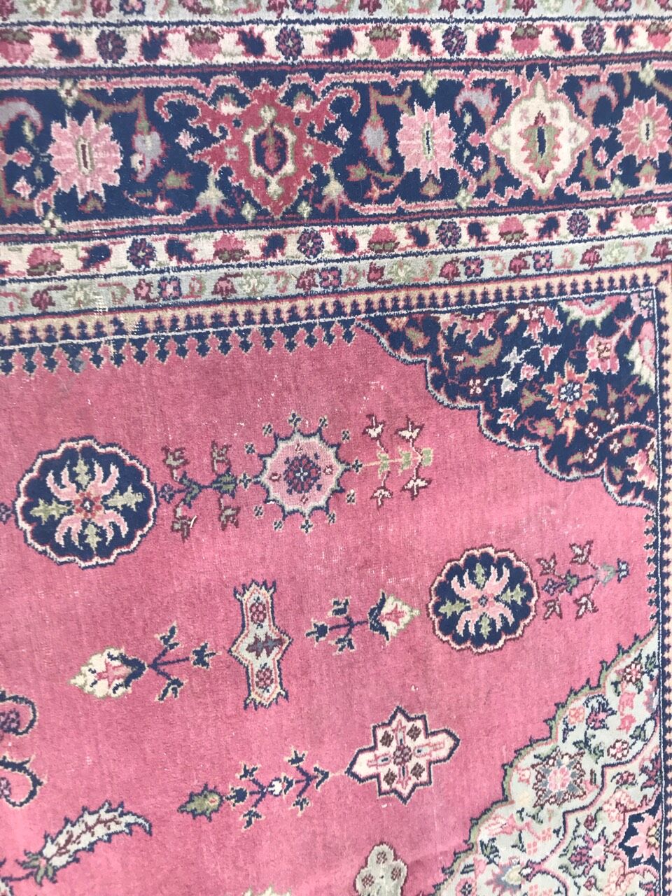 Turkish carpet former Sparta handmade 273 x 390 cm