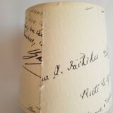 Guy Baudat vintage pyrite stoneware table lamp