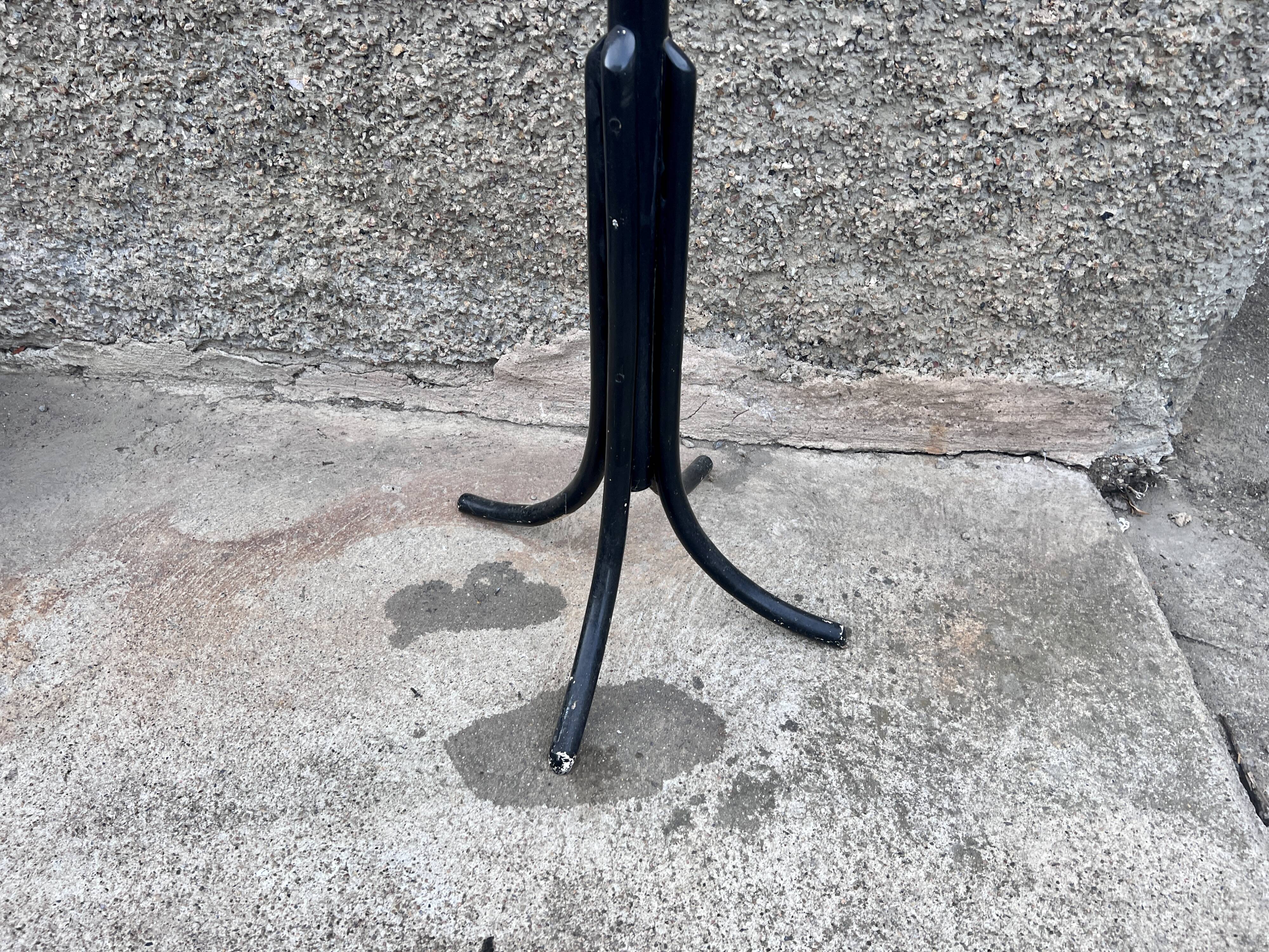 Porte manteau perroquet noir vintage