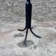 Vintage black parrot coat holder