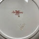 Sarreguemines plate with Montmorency decor