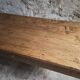 Antique French farmhouse dining table in oak and poplar, 1850–1900