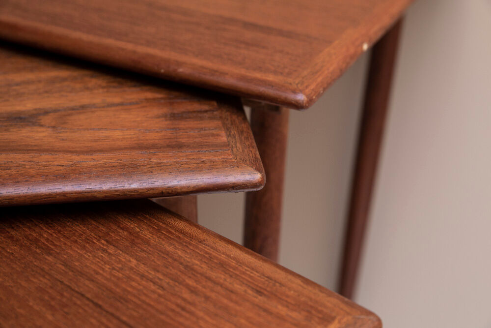 Suite of vintage nesting tables