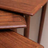 Suite of vintage nesting tables