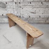 Fir farmhouse bench